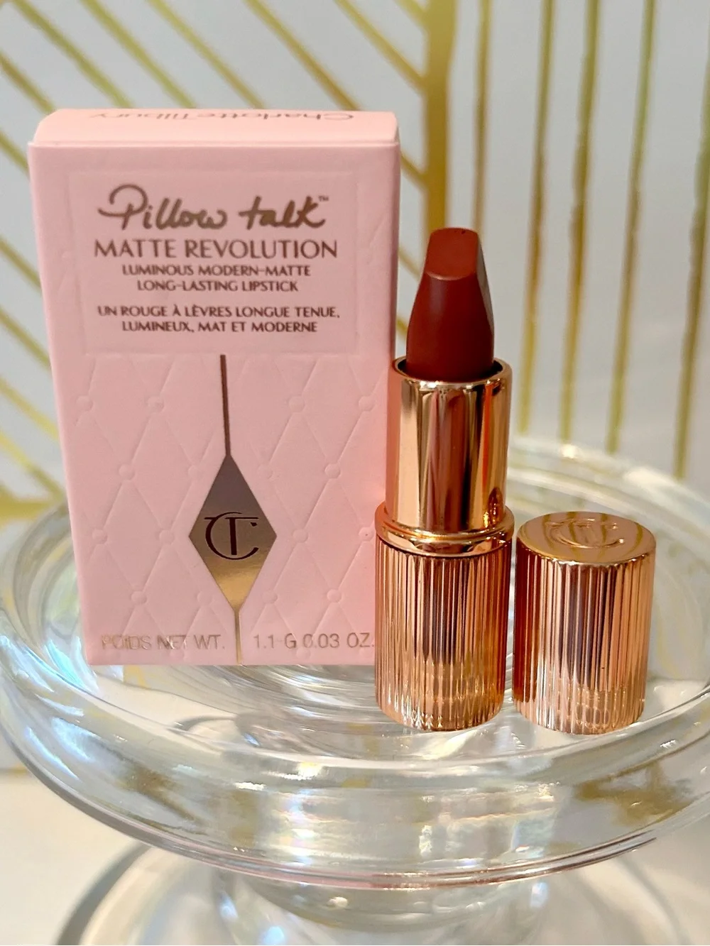 ✨ Charlotte Tilbury Matte Revolution Lipstick | Pillow Talk Medium | Mini Size